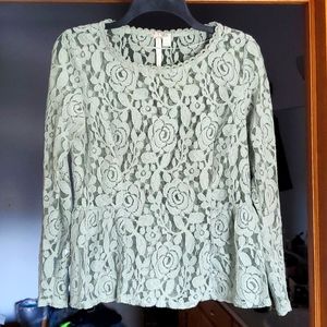 LC Lauren Conrad Lace Blouse